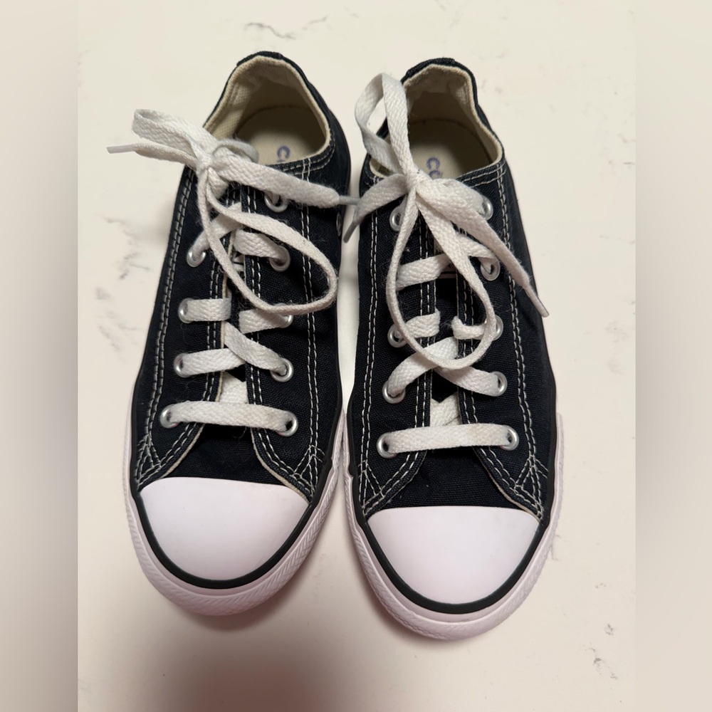 Converse Chuck Taylor All Star Lo Sneaker black white size 1.5